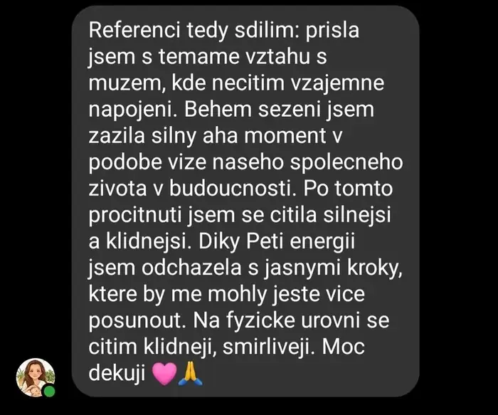 Reference od klientky
